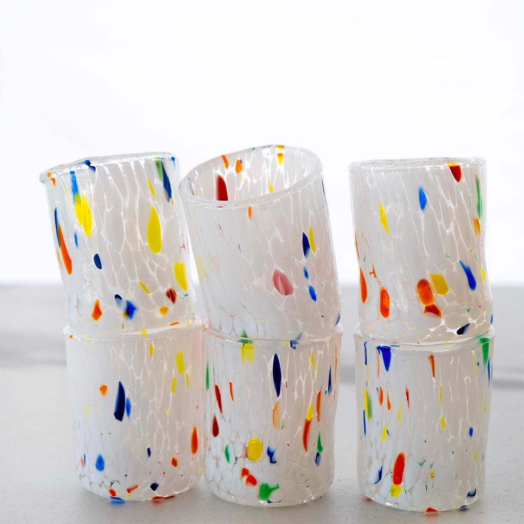 Murano Shot Glass | Certified Murano Glass | Made in Italy | Italian Liqueur Glass | Collection Eleganza