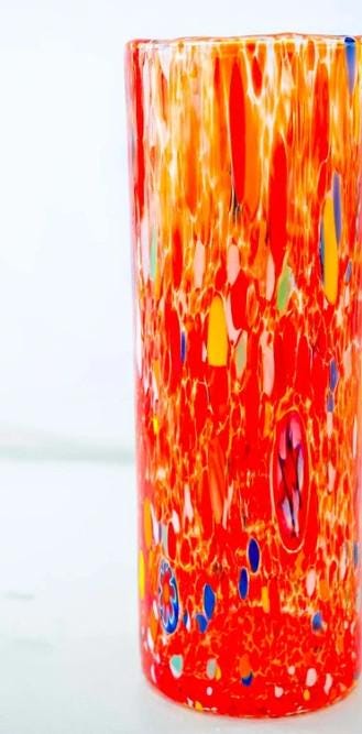 MurArt Vaso in vetro di Murano Collezione Tower B1 da 1000 ml