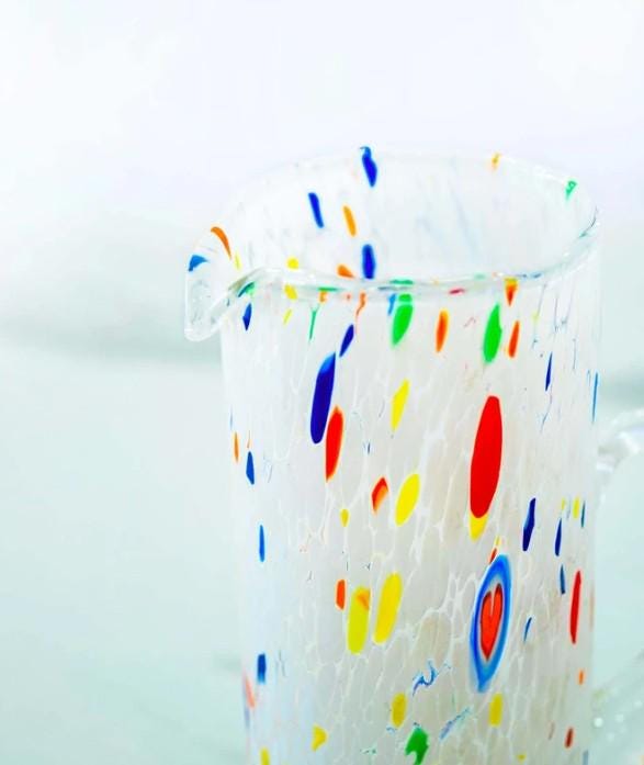 Murano Glass Carafe | Certified Murano Glass | Made in Italy | Decorative Pitcher | Collection Tower