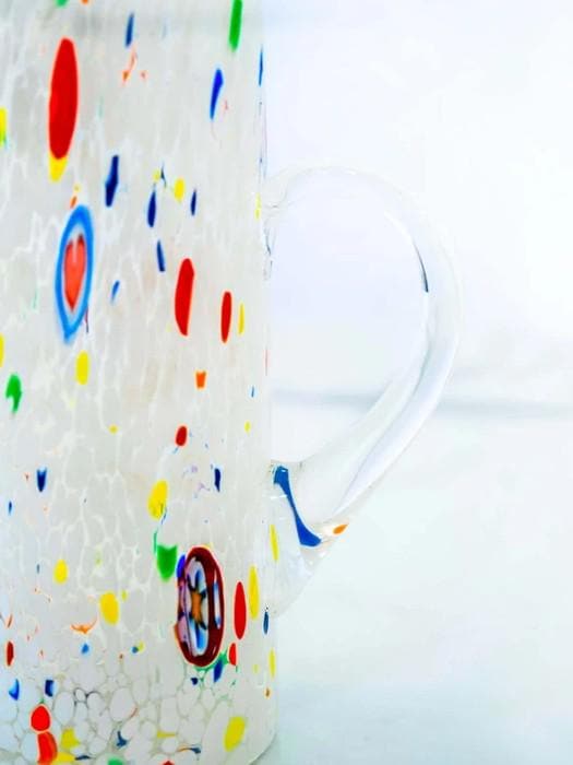 Murano Glass Carafe | Certified Murano Glass | Made in Italy | Decorative Pitcher | Collection Tower