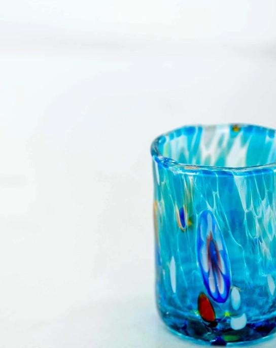 MurArt Bicchieri da Liquore di Murano Collezione Tower B1 Set da 6 bicchieri da 30ml