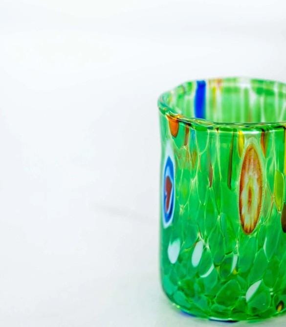 MurArt Bicchieri da Liquore di Murano Collezione Tower B1 Set da 6 bicchieri da 30ml