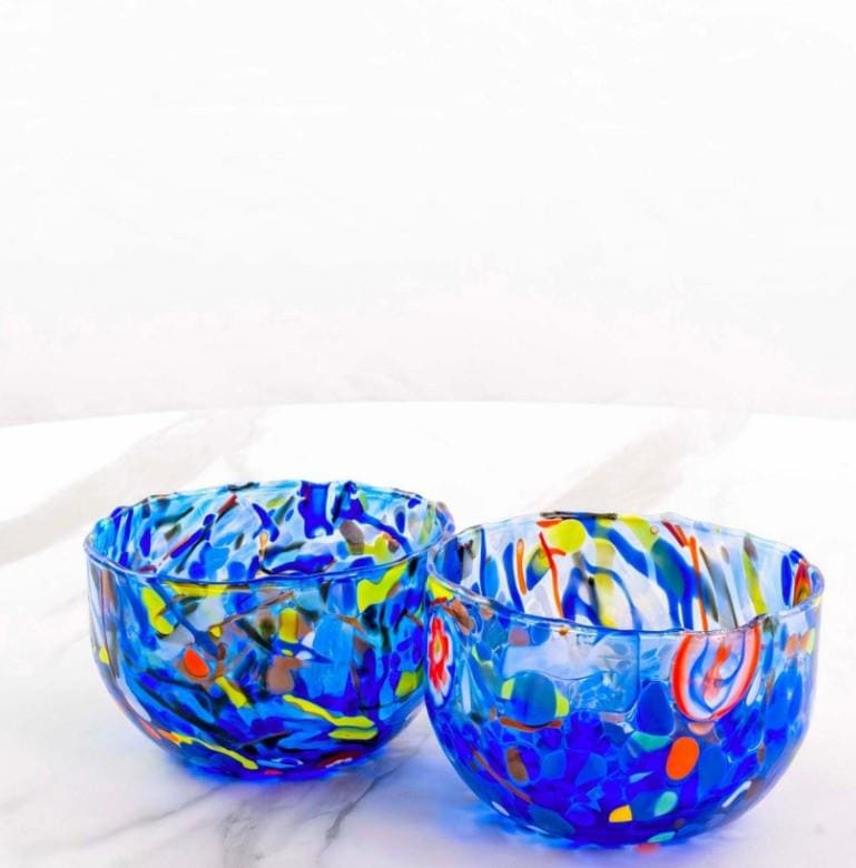 MurArt Coppette in Vetro di Murano Collezione Decoro MG diametro 12 cm