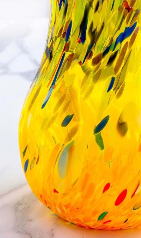 MurArt Brocca in Vetro di Murano Collezione Decoro MG B12 ml 1000 Altezza 20 cm
