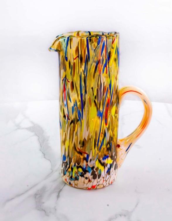 MurArt Brocca in Vetro di Murano Collezione Decoro MG B1 da 1000 ml h 22CM