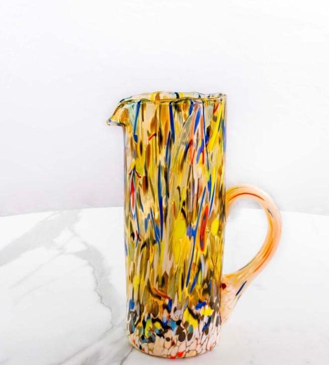MurArt Brocca in Vetro di Murano Collezione Decoro MG B1 da 1000 ml h 22CM