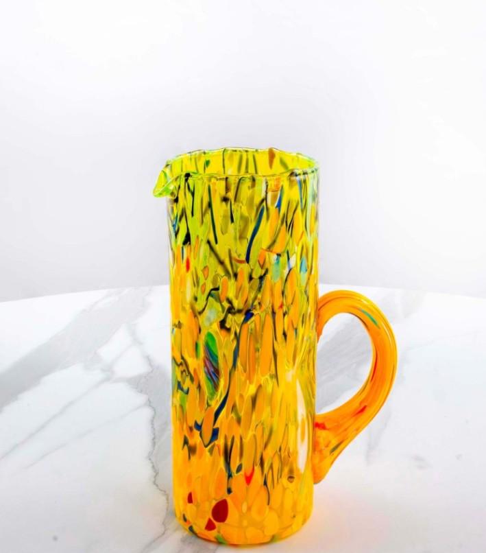 MurArt Brocca in Vetro di Murano Collezione Decoro MG B1 da 1000 ml h 22CM