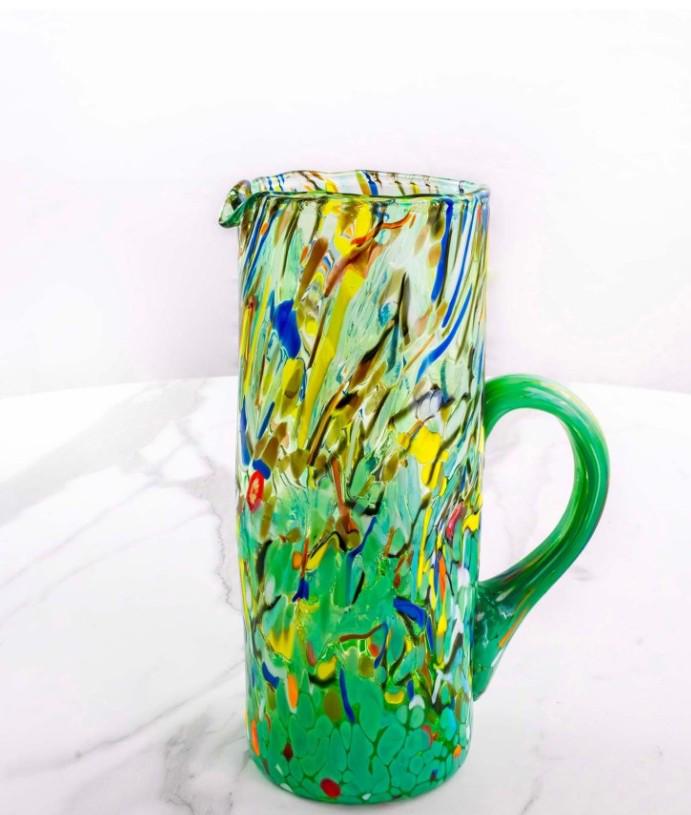 MurArt Brocca in Vetro di Murano Collezione Decoro MG B1 da 1000 ml h 22CM