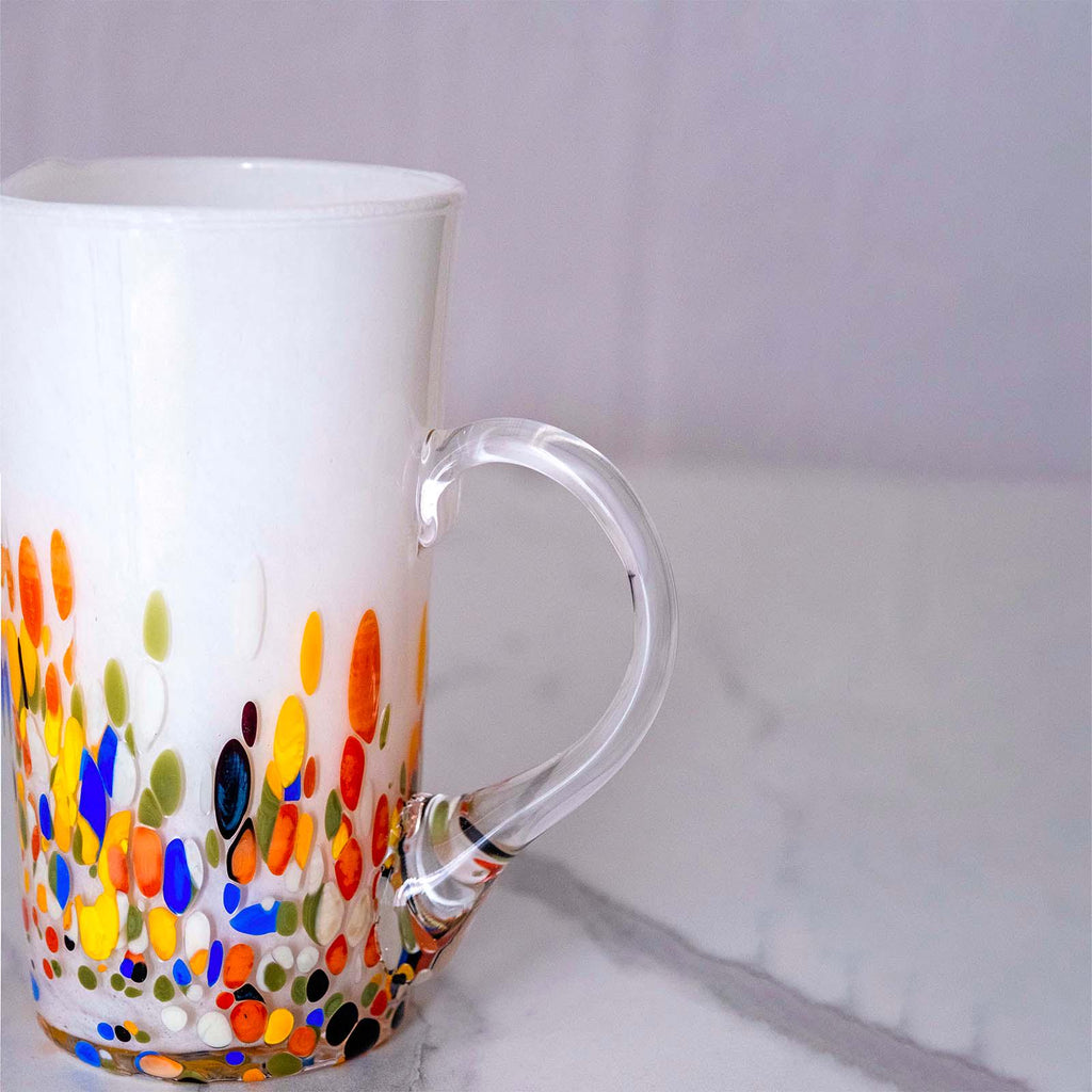 Murano Glass Carafe | Certified Murano Glass | Made in Italy | Decorative Pitcher | Collection Roma