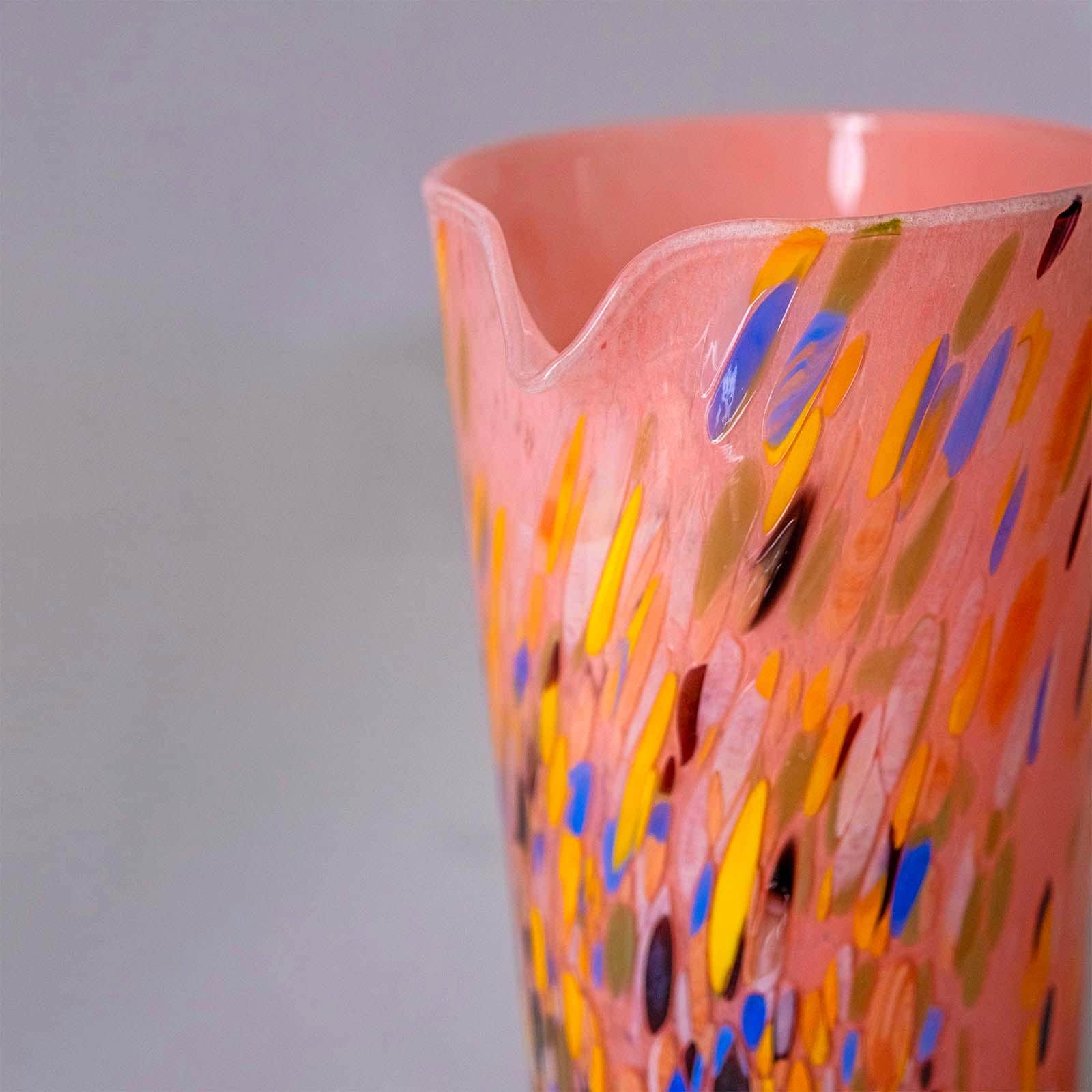Murano Glass Carafe | Certified Murano Glass | Made in Italy | Decorative Pitcher | Collection Roma