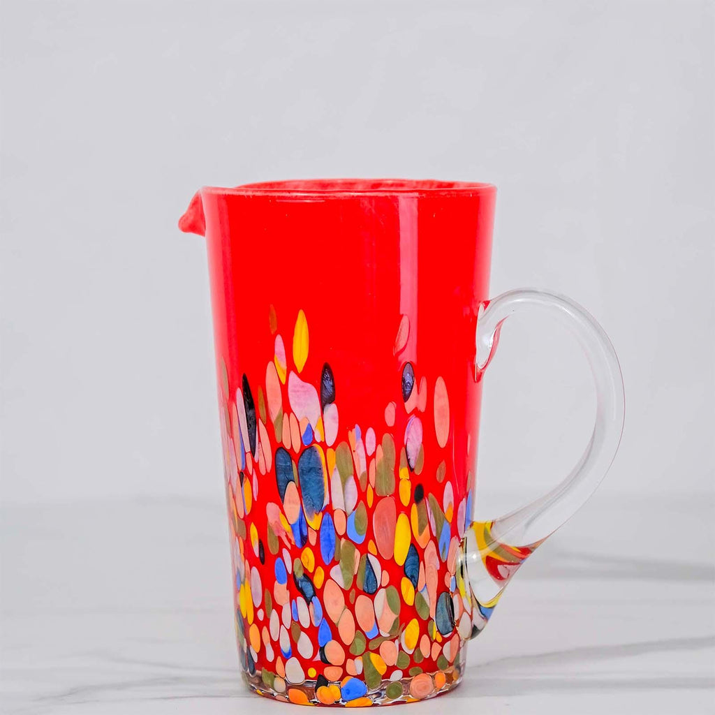 Murano Glass Carafe | Certified Murano Glass | Made in Italy | Decorative Pitcher | Collection Roma