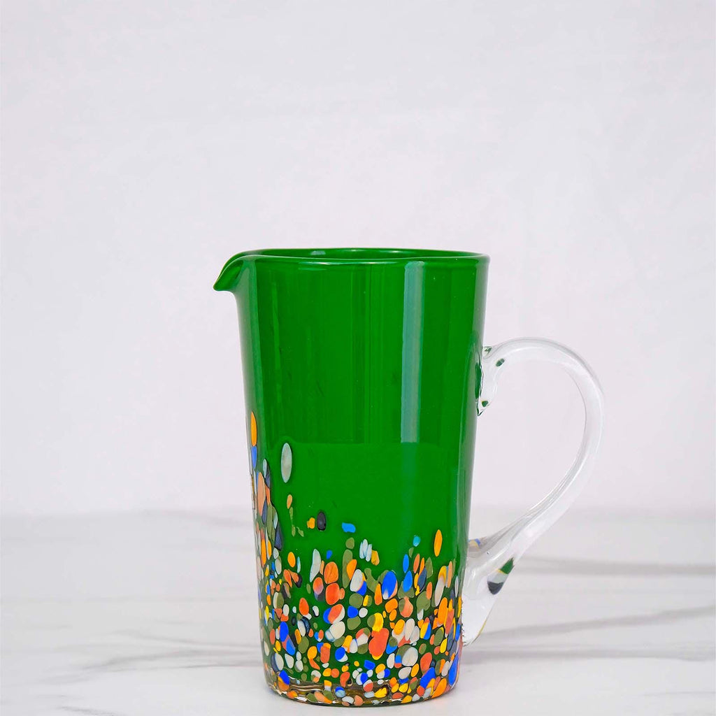 Murano Glass Carafe | Certified Murano Glass | Made in Italy | Decorative Pitcher | Collection Roma