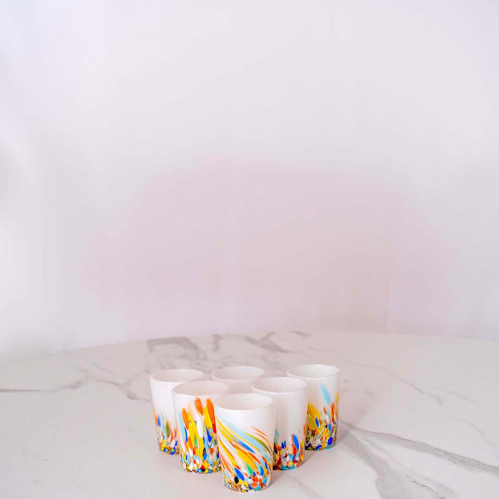 Murano Shot Glass | Certified Murano Glass | Made in Italy | Italian Liqueur Glass | Collection Roma