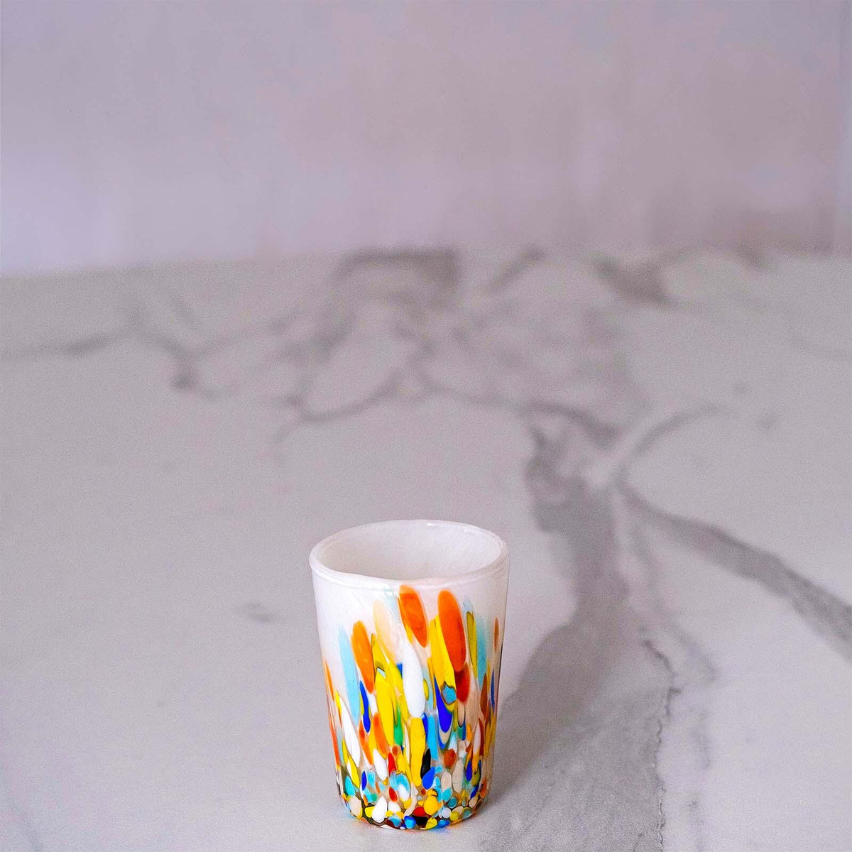 Murano Shot Glass | Certified Murano Glass | Made in Italy | Italian Liqueur Glass | Collection Roma