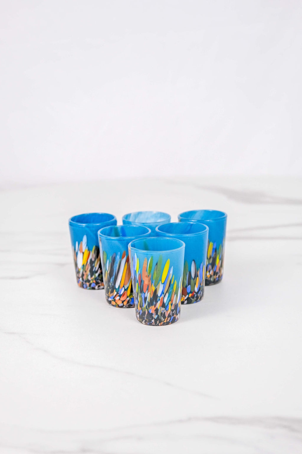Murano Shot Glass | Certified Murano Glass | Made in Italy | Italian Liqueur Glass | Collection Roma