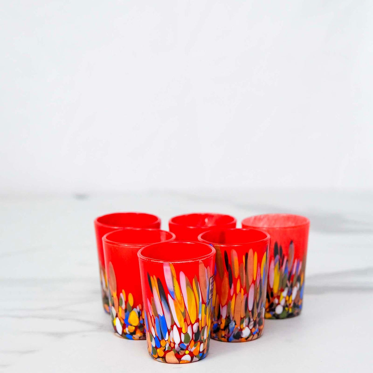 Murano Shot Glass | Certified Murano Glass | Made in Italy | Italian Liqueur Glass | Collection Roma