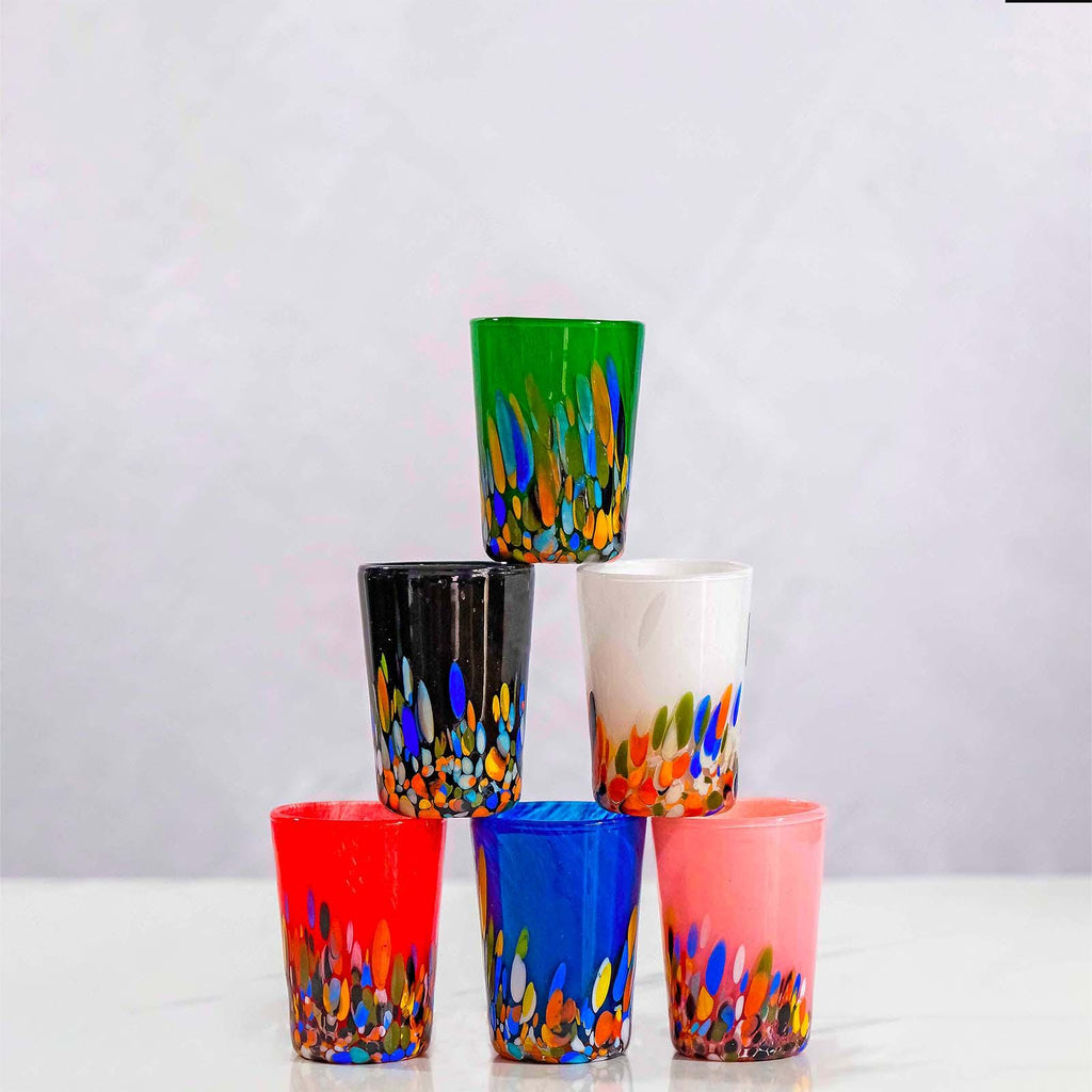 Murano Drinking Glass | Certified Murano Glass | Made in Italy | Water Glass | Collection Roma
