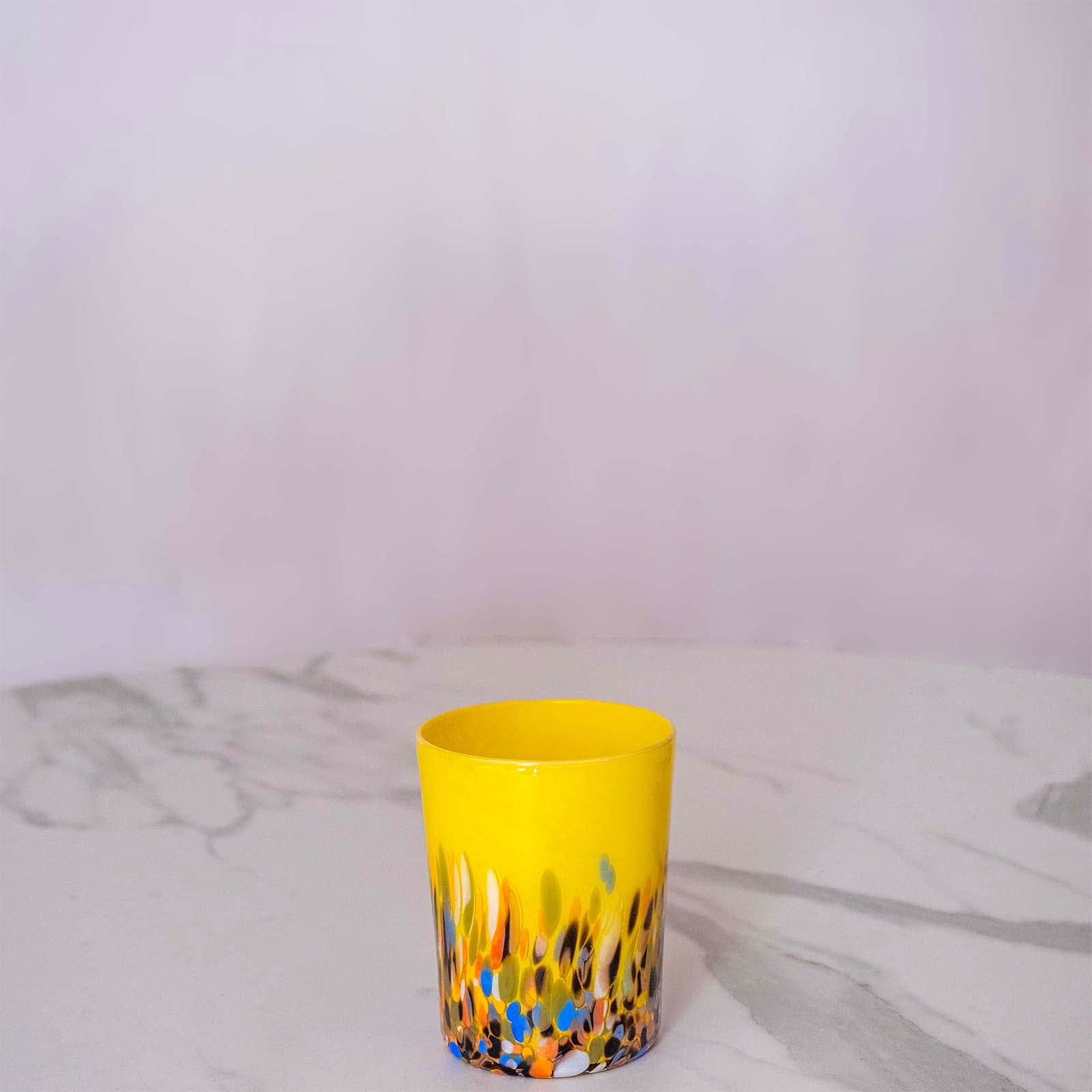 Murano Drinking Glass | Certified Murano Glass | Made in Italy | Water Glass | Collection Roma