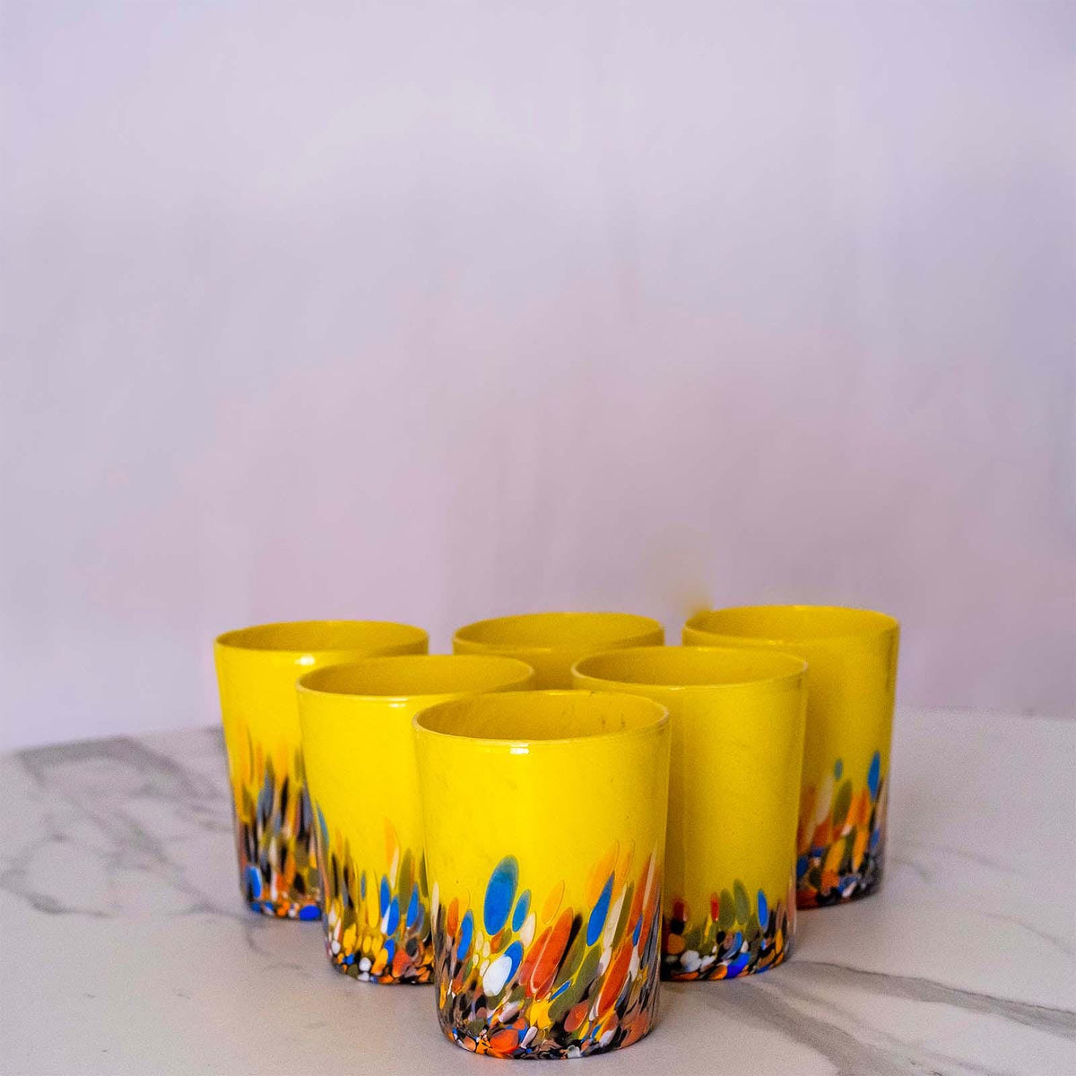 Murano Drinking Glass | Certified Murano Glass | Made in Italy | Water Glass | Collection Roma