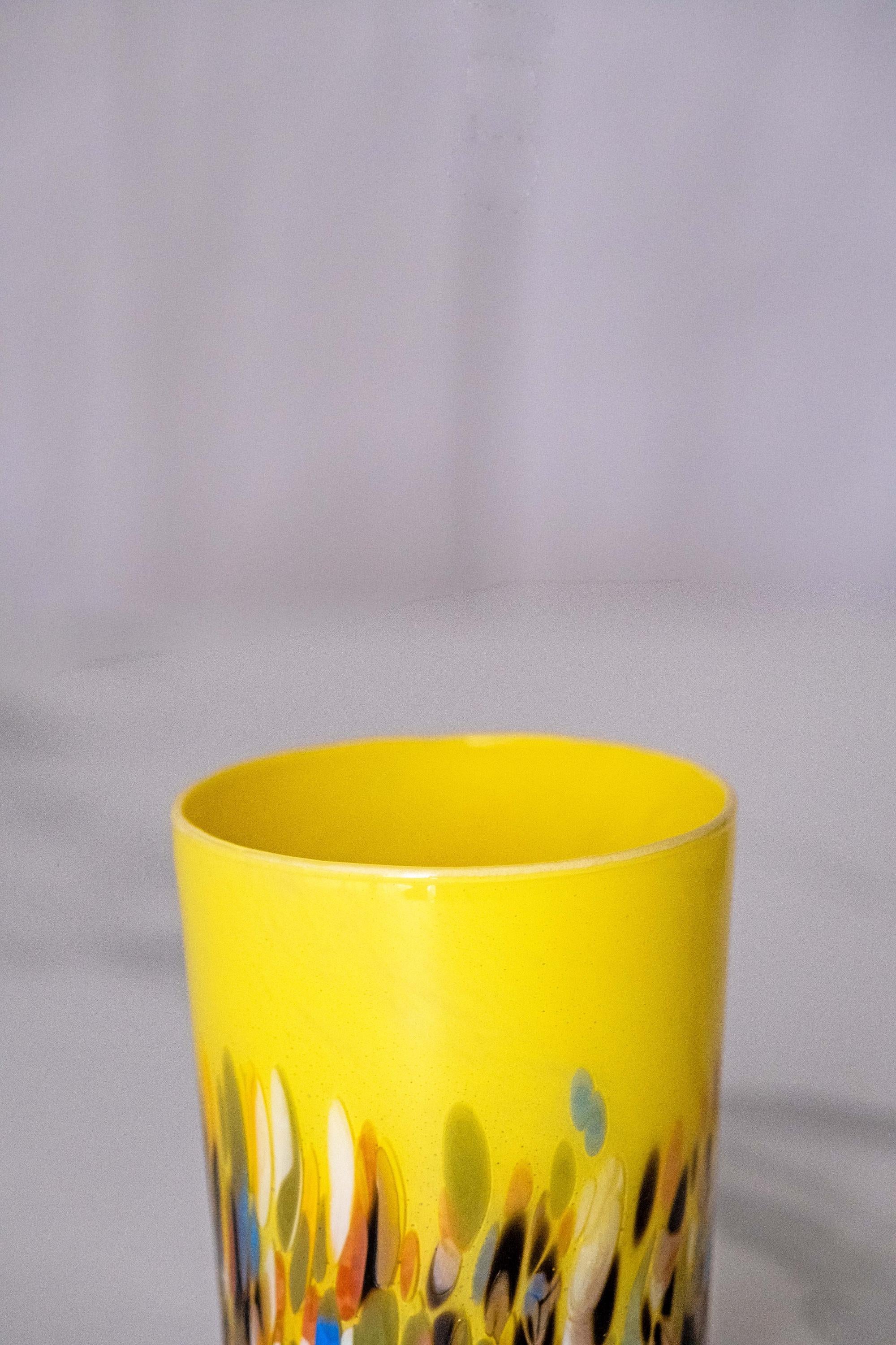 Murano Drinking Glass | Certified Murano Glass | Made in Italy | Water Glass | Collection Roma