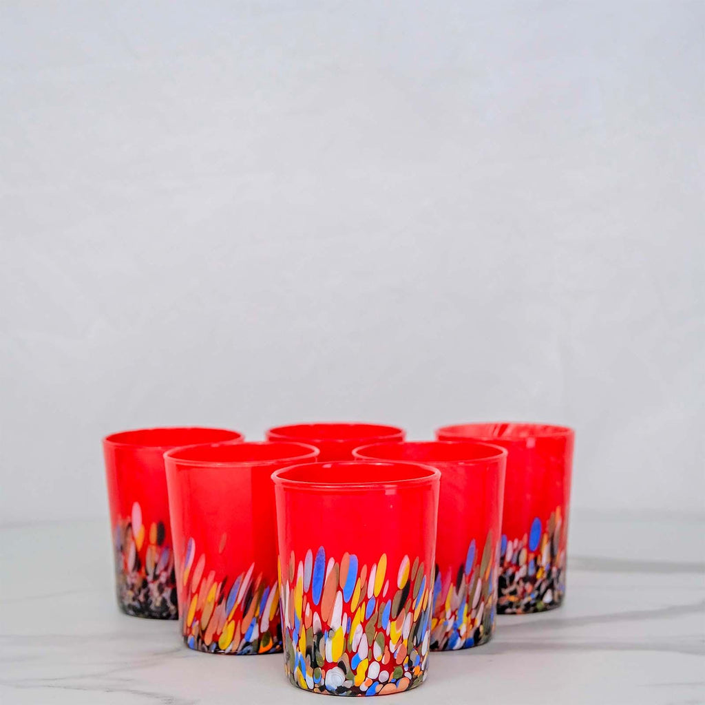 Murano Drinking Glass | Certified Murano Glass | Made in Italy | Water Glass | Collection Roma