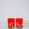 Murano Glass Mug | Certified Murano Glass | Made in Italy | Handmade Mug | Collection Roma