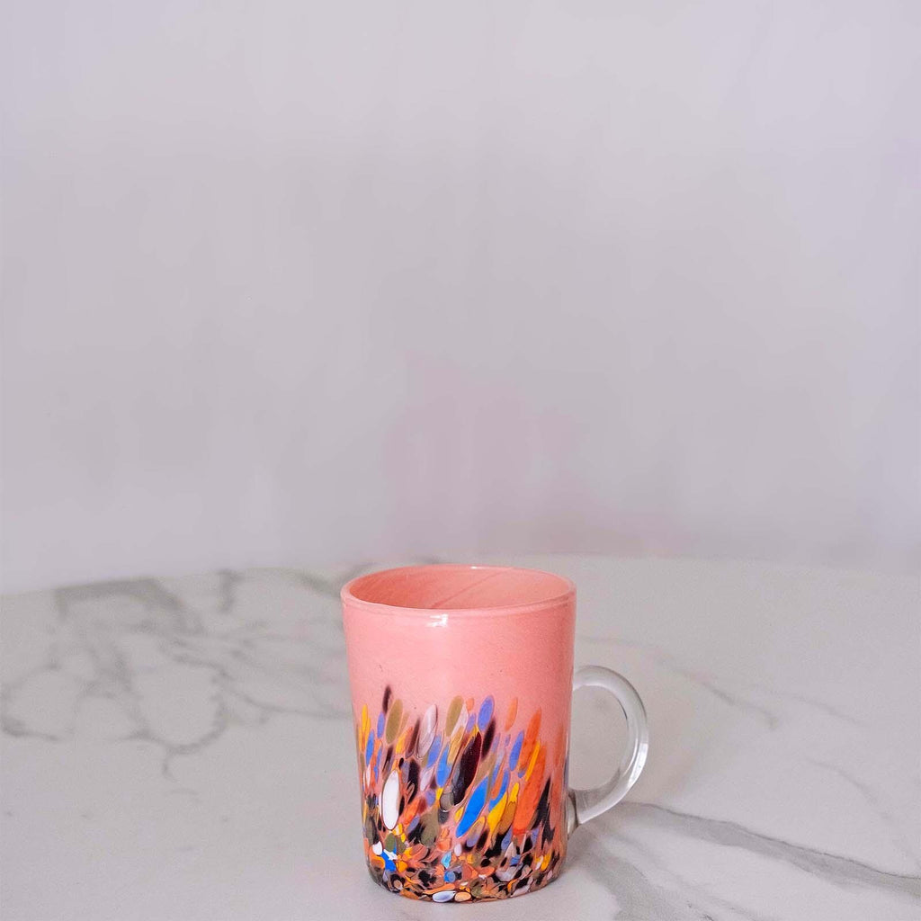Murano Glass Mug | Certified Murano Glass | Made in Italy | Handmade Mug | Collection Roma