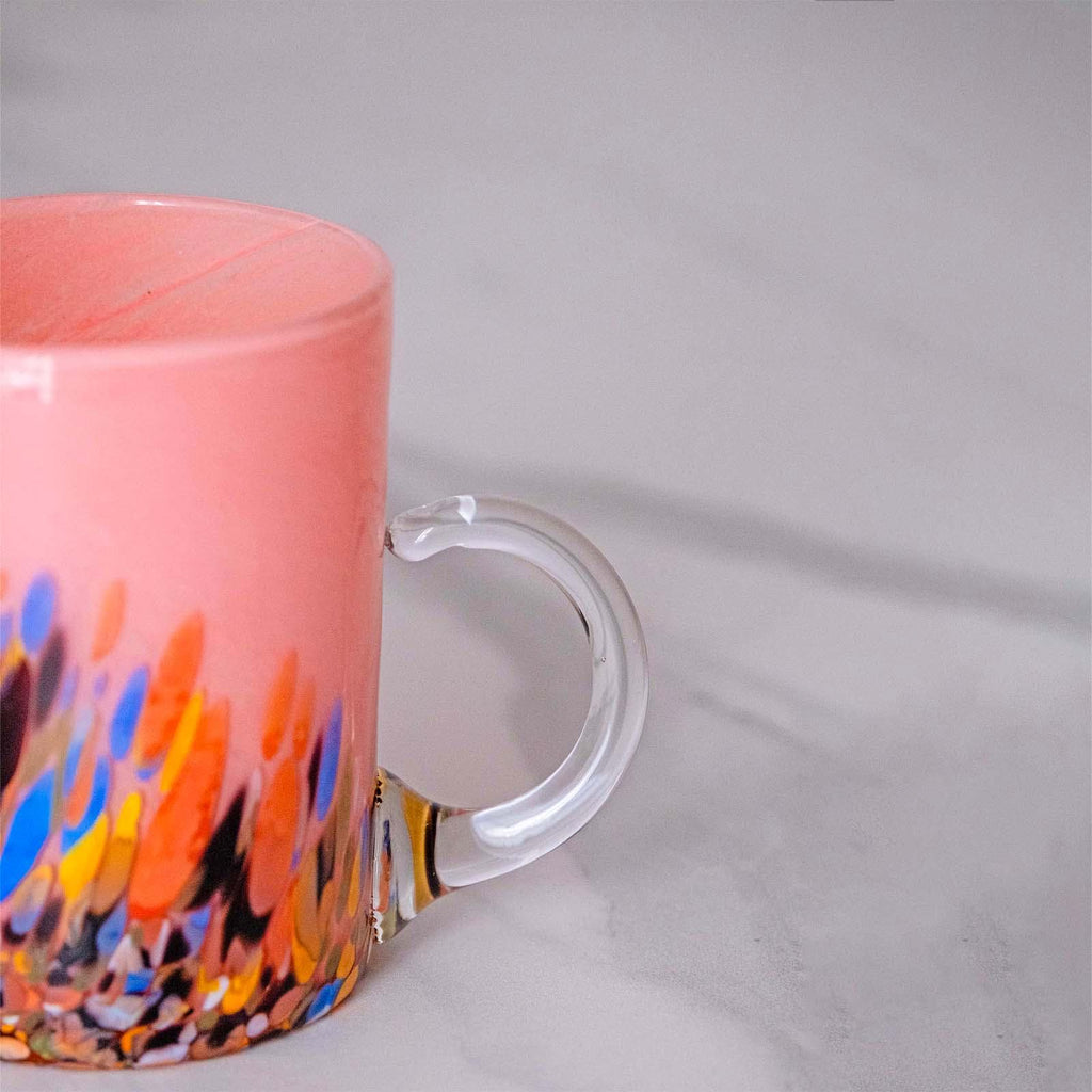 Murano Glass Mug | Certified Murano Glass | Made in Italy | Handmade Mug | Collection Roma