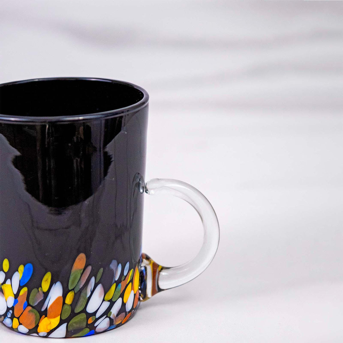 Murano Glass Mug | Certified Murano Glass | Made in Italy | Handmade Mug | Collection Roma
