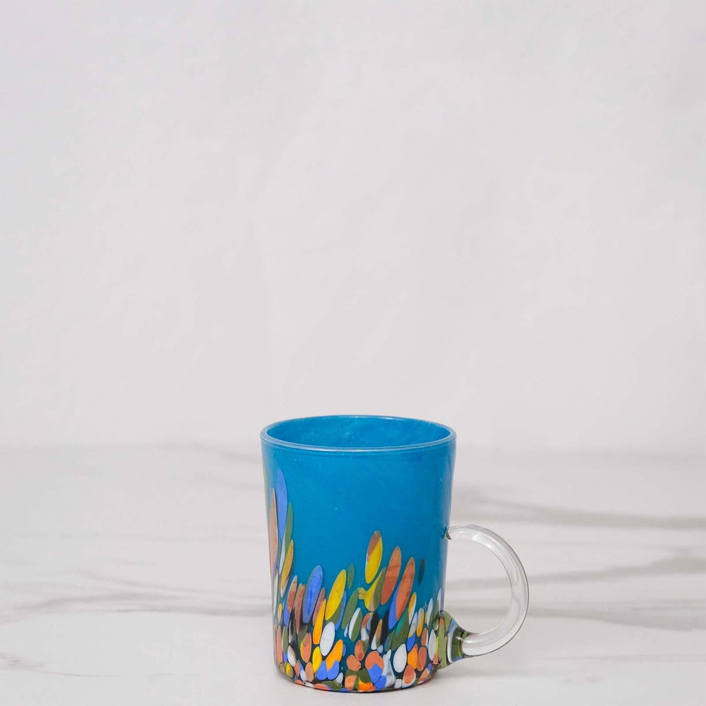 Murano Glass Mug | Certified Murano Glass | Made in Italy | Handmade Mug | Collection Roma