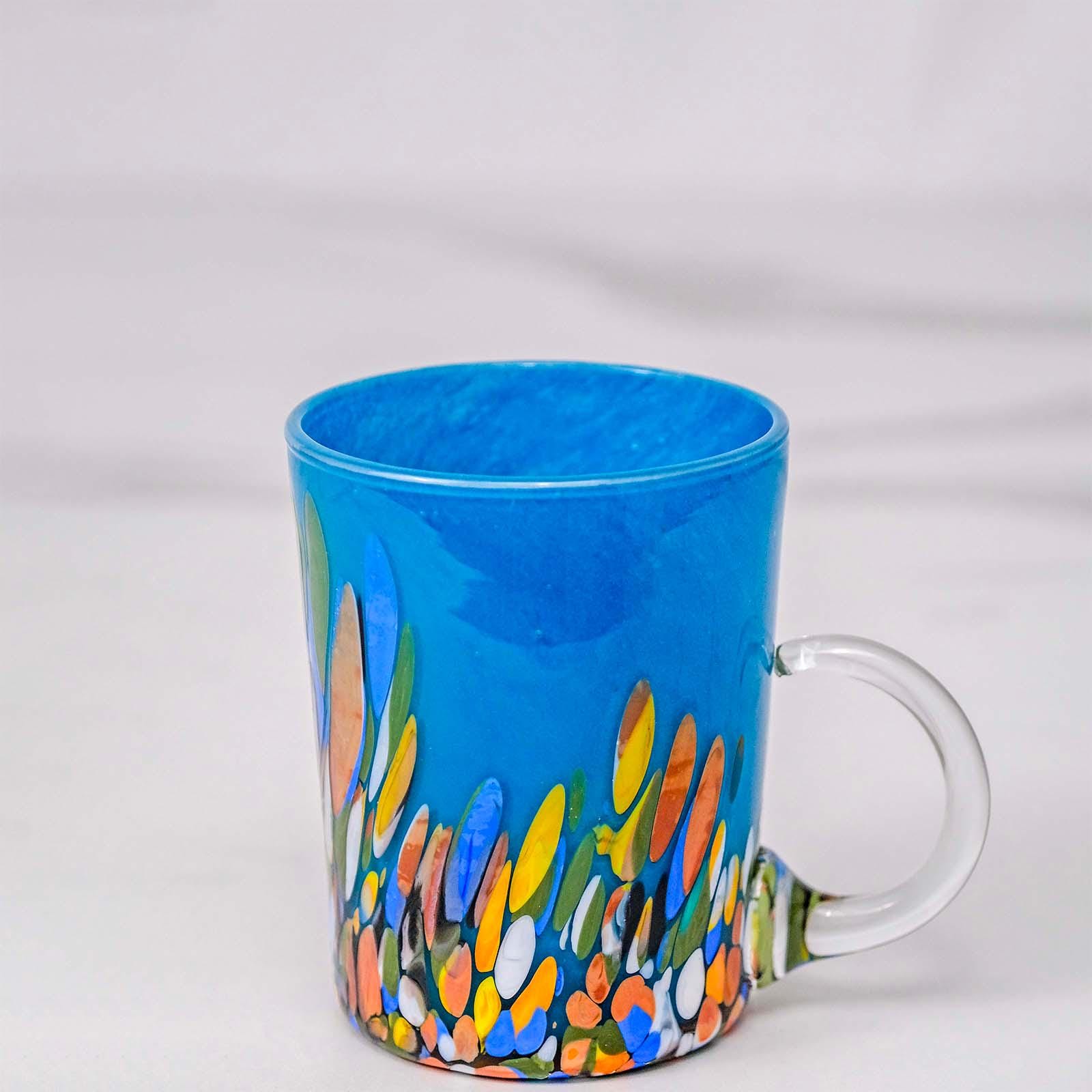 Murano Glass Mug | Certified Murano Glass | Made in Italy | Handmade Mug | Collection Roma