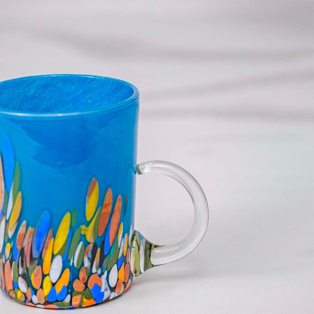 Murano Glass Mug | Certified Murano Glass | Made in Italy | Handmade Mug | Collection Roma