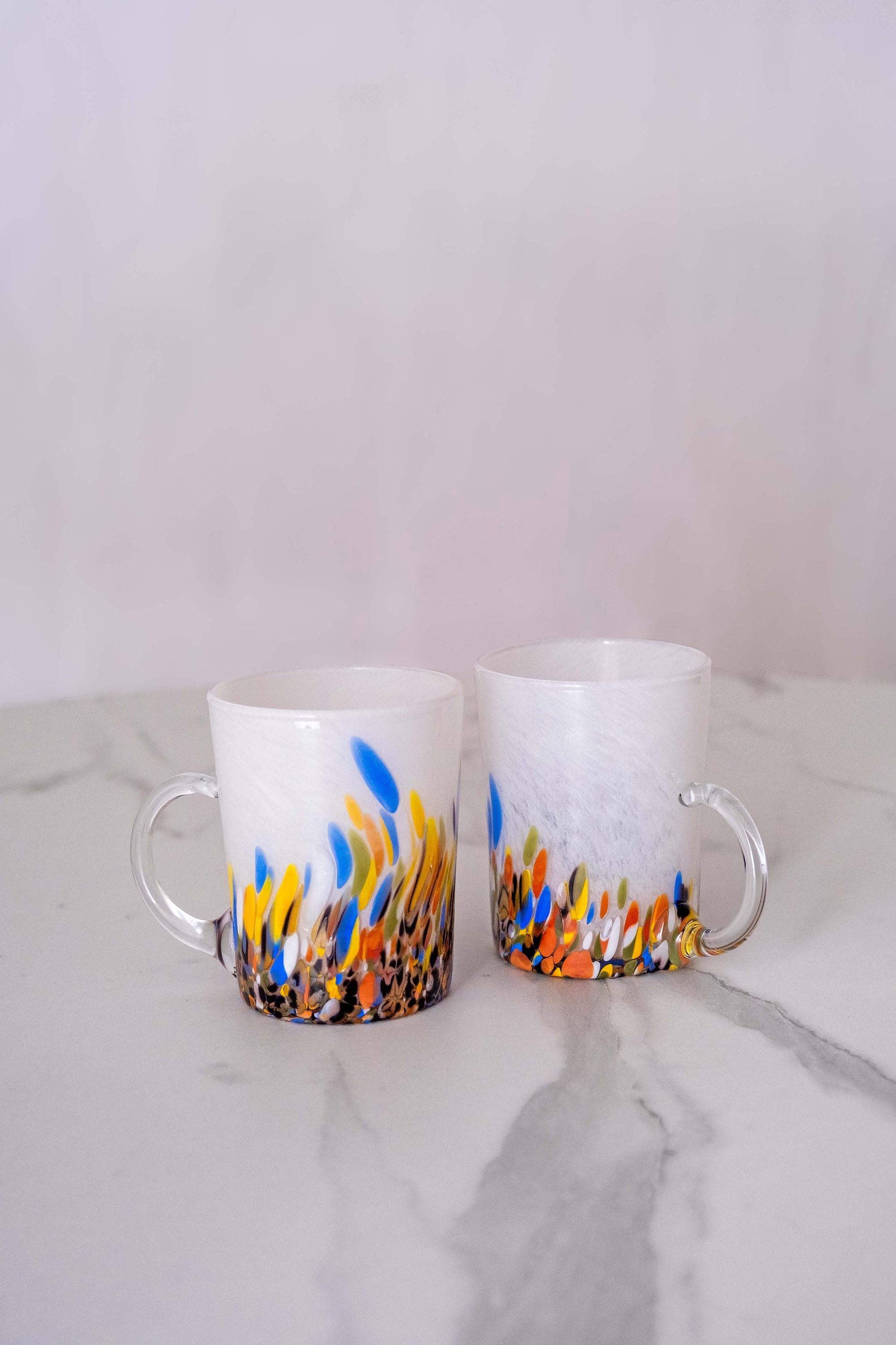 Murano Glass Mug | Certified Murano Glass | Made in Italy | Handmade Mug | Collection Roma