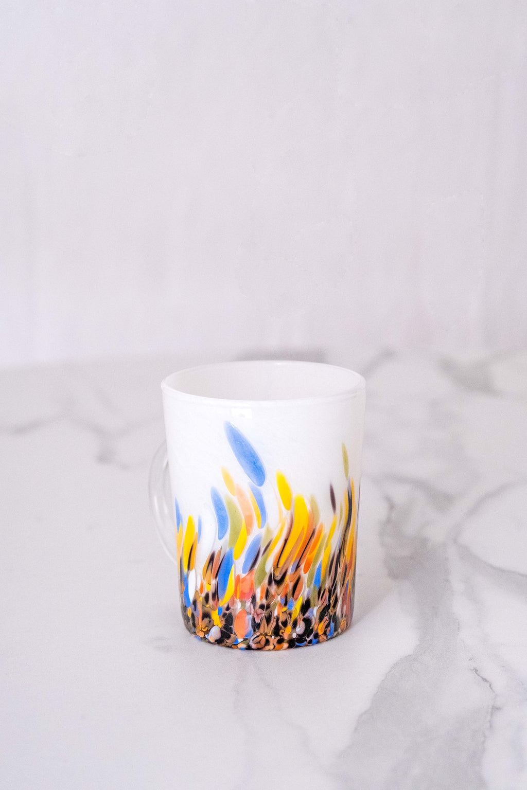 Murano Glass Mug | Certified Murano Glass | Made in Italy | Handmade Mug | Collection Roma