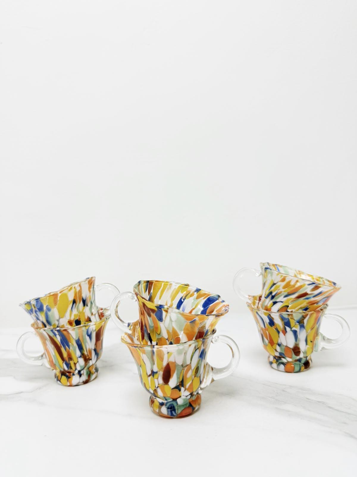 Murano Glass Mug | Certified Murano Glass | Made in Italy | Handmade Mug | Collection Campanella Caffè