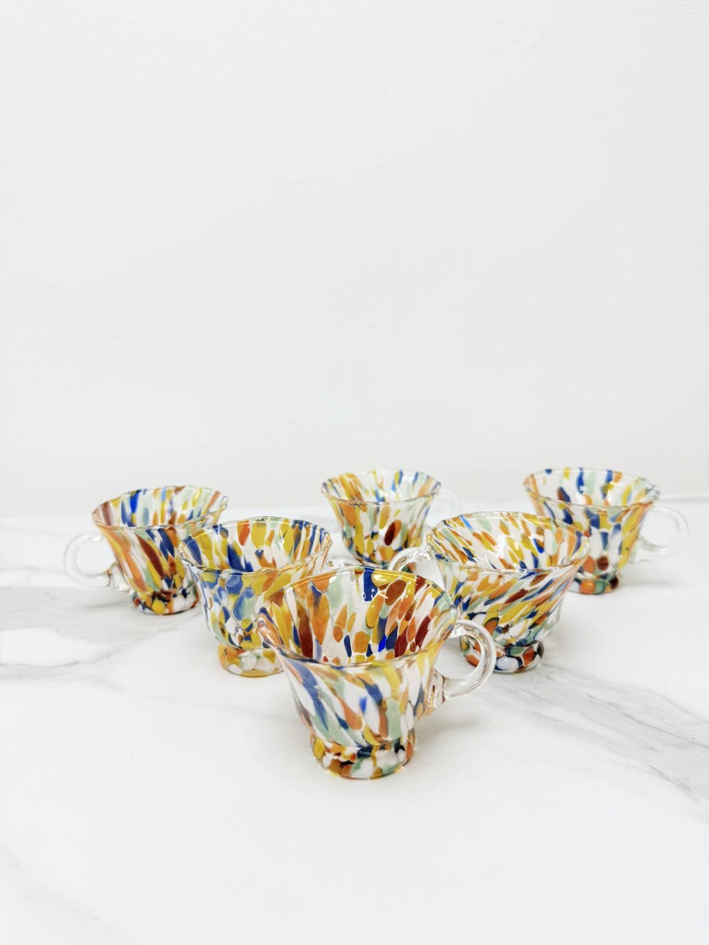 Murano Glass Mug | Certified Murano Glass | Made in Italy | Handmade Mug | Collection Campanella Caffè