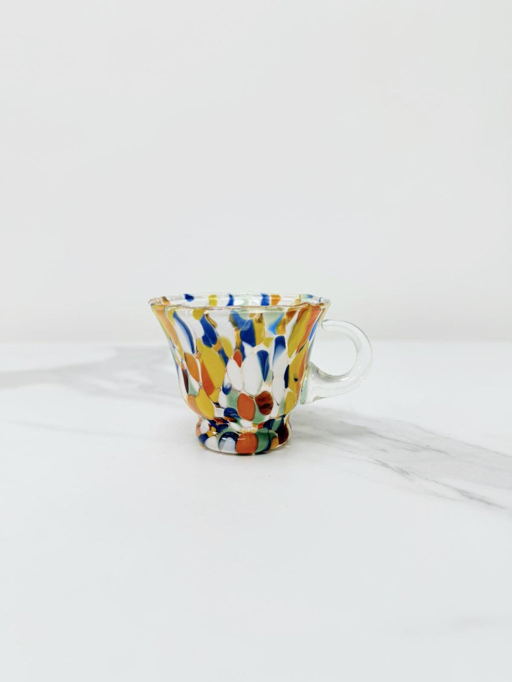 Murano Glass Mug | Certified Murano Glass | Made in Italy | Handmade Mug | Collection Campanella Caffè