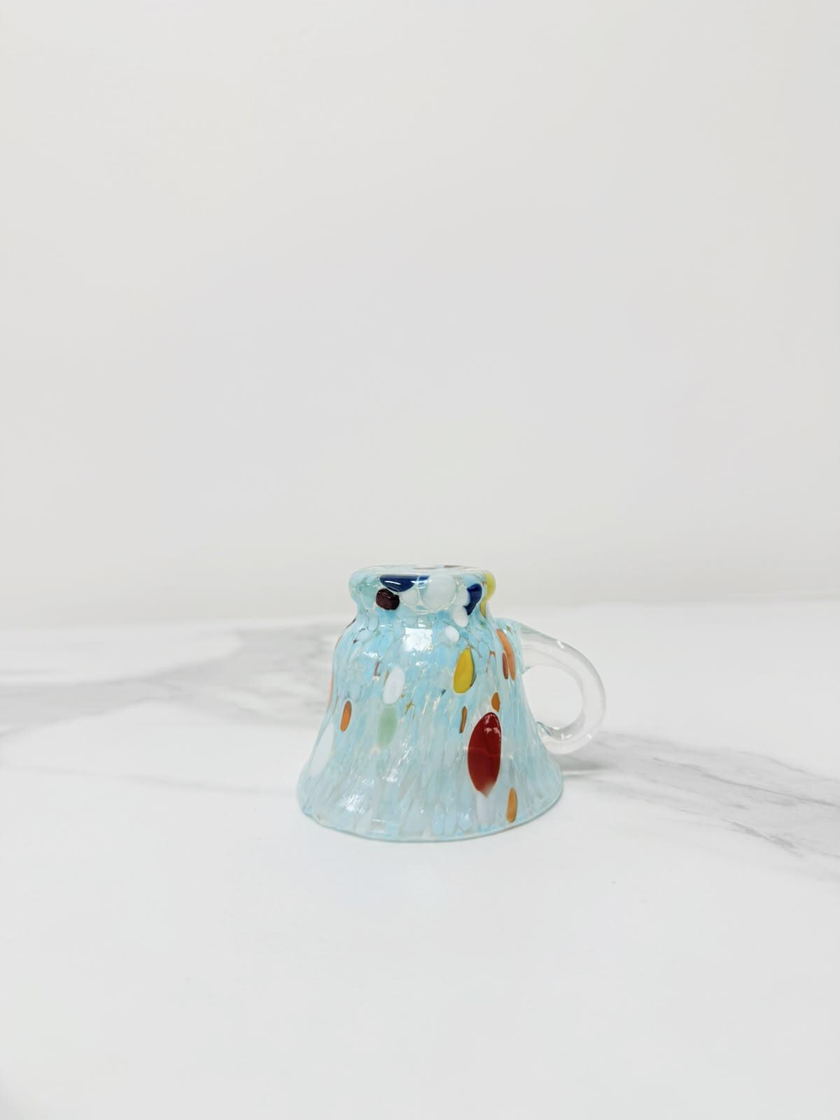 Murano Glass Mug | Certified Murano Glass | Made in Italy | Handmade Mug | Collection Campanella Caffè