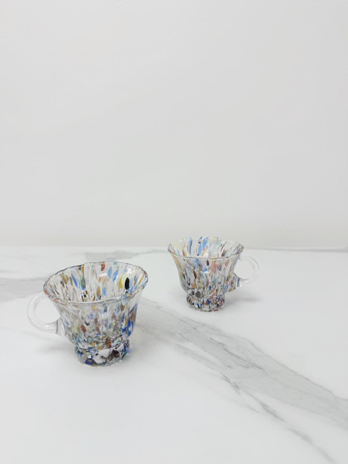Murano Glass Mug | Certified Murano Glass | Made in Italy | Handmade Mug | Collection Campanella Caffè