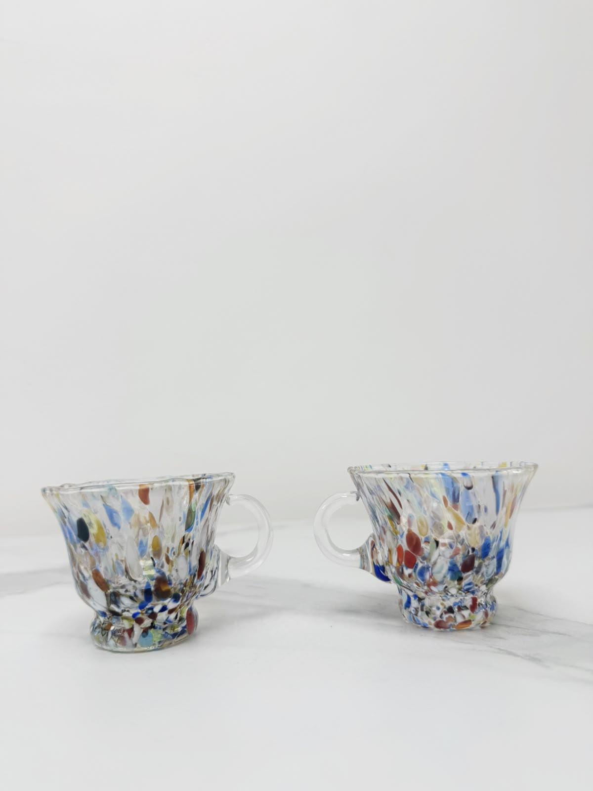 Murano Glass Mug | Certified Murano Glass | Made in Italy | Handmade Mug | Collection Campanella Caffè