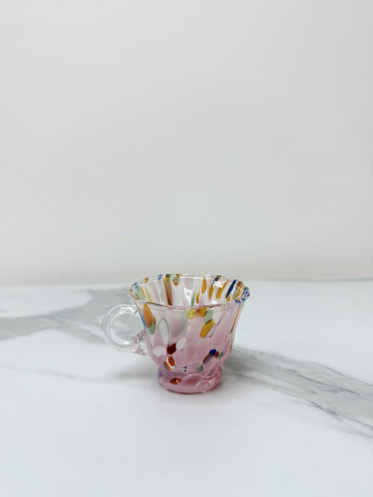 Murano Glass Mug | Certified Murano Glass | Made in Italy | Handmade Mug | Collection Campanella Caffè