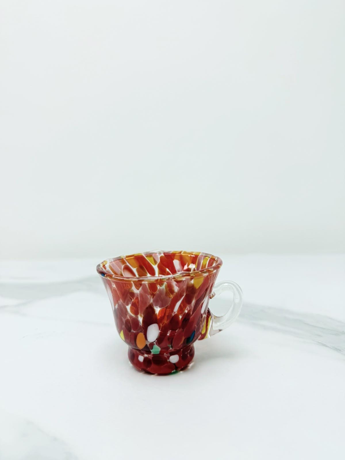 Murano Glass Mug | Certified Murano Glass | Made in Italy | Handmade Mug | Collection Campanella Caffè