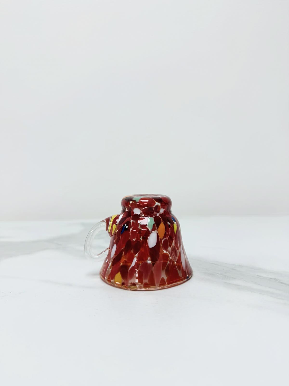 Murano Glass Mug | Certified Murano Glass | Made in Italy | Handmade Mug | Collection Campanella Caffè