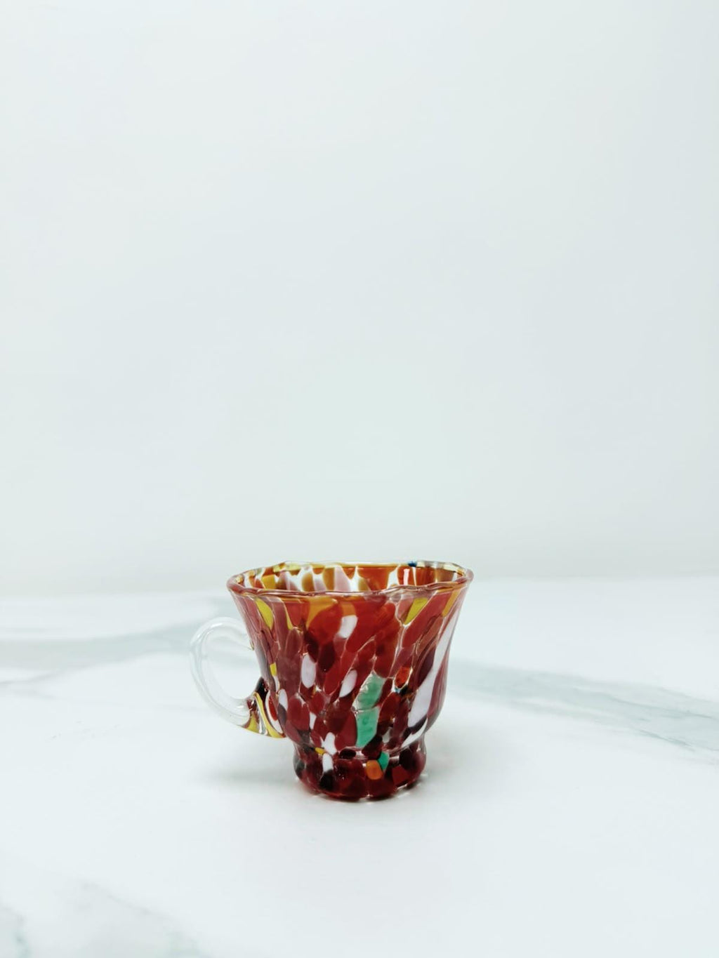 Murano Glass Mug | Certified Murano Glass | Made in Italy | Handmade Mug | Collection Campanella Caffè