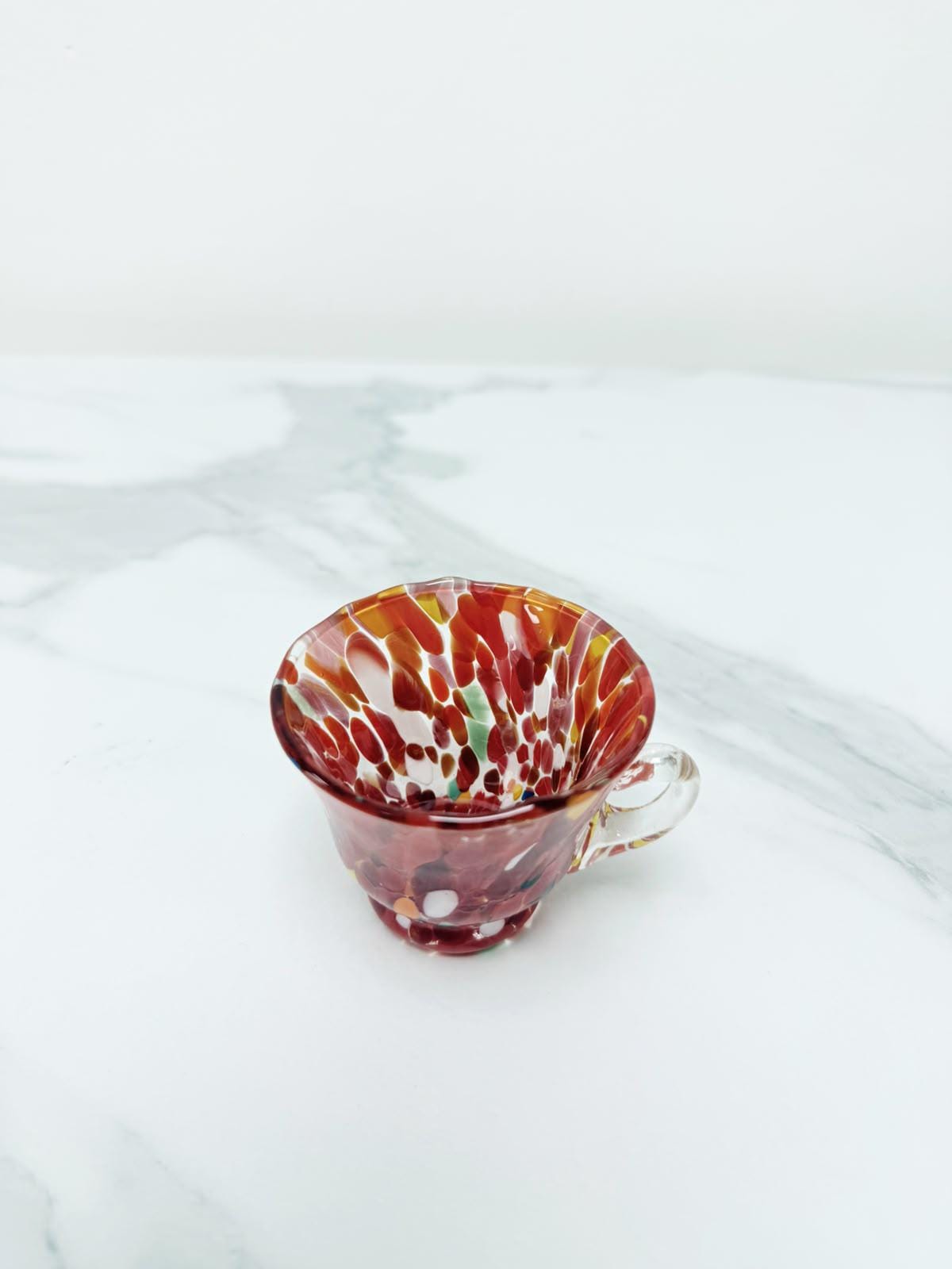 Murano Glass Mug | Certified Murano Glass | Made in Italy | Handmade Mug | Collection Campanella Caffè