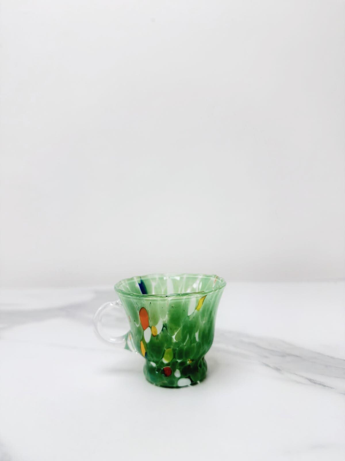 Murano Glass Mug | Certified Murano Glass | Made in Italy | Handmade Mug | Collection Campanella Caffè