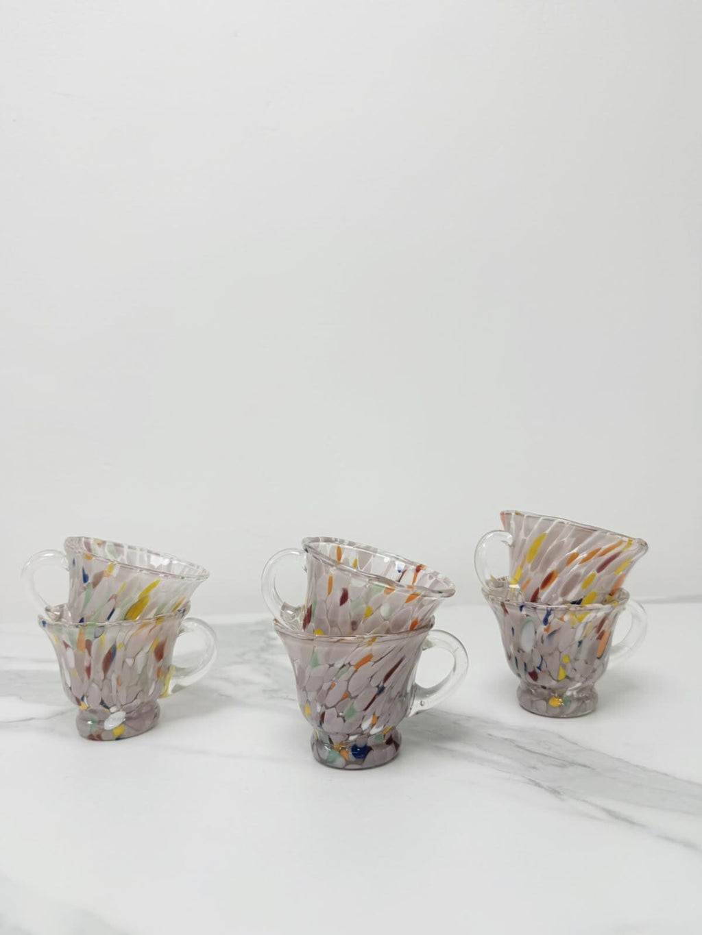 Murano Glass Mug | Certified Murano Glass | Made in Italy | Handmade Mug | Collection Campanella Caffè
