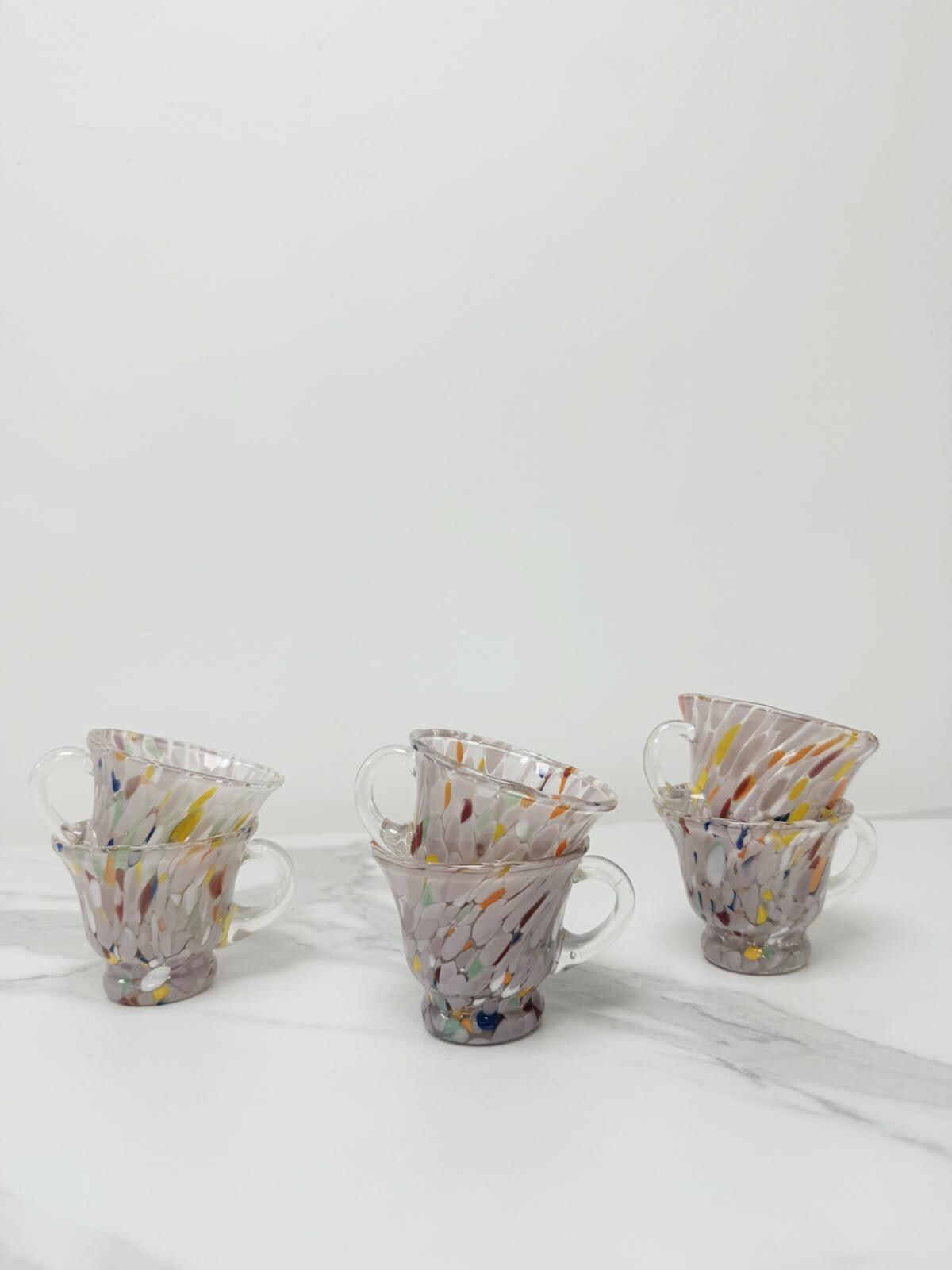 Murano Glass Mug | Certified Murano Glass | Made in Italy | Handmade Mug | Collection Campanella Caffè