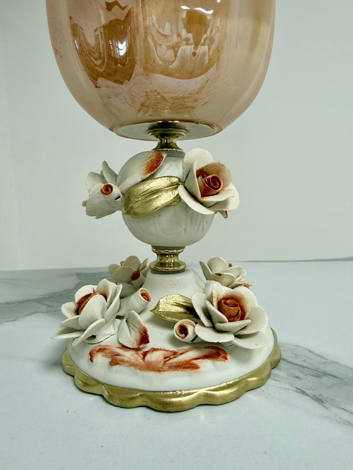 Murano Glass Vase | Certified Murano Glass | Made in Italy | Decorative Vase | Collection White Crystal