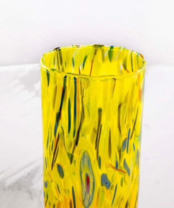 MurArt Vaso in Vetro di Murano Collezione Decoro MG B1 altezza 24CM